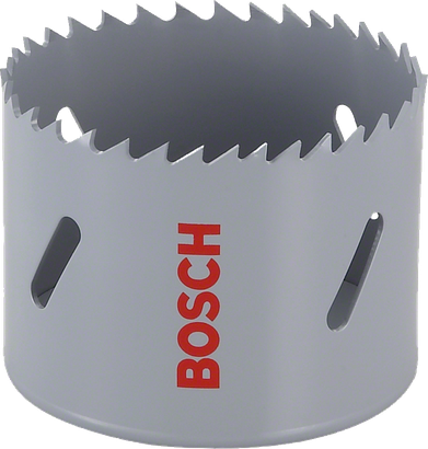 Bosch hole saw for precise circular cutting.