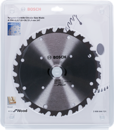 Bosch Eco for Wood CoolteQ 254 mm circular saw blade.