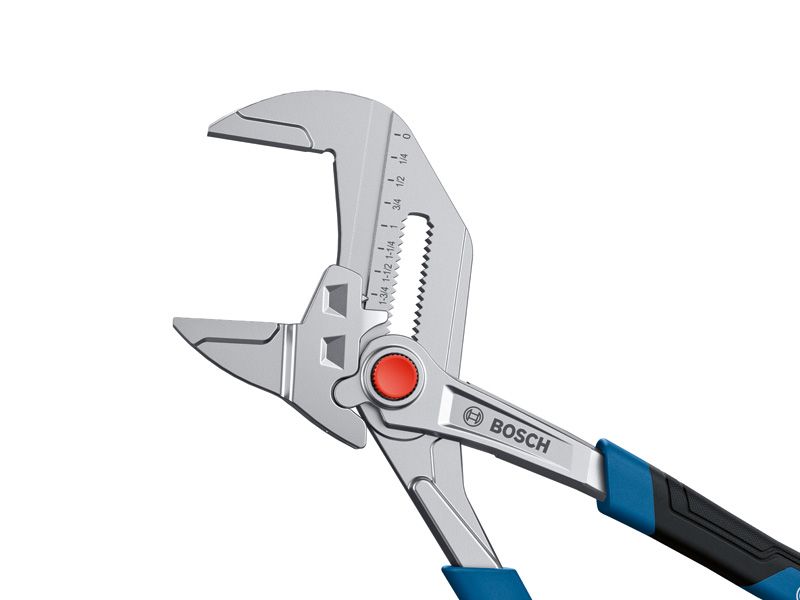 Bosch sanitary pliers wrench 250mm with scale.