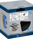Bosch PRO Metal clean Cup Brush 75 mm for X-Lock grinders.