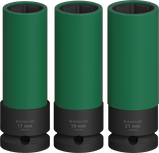Bosch PRO Impact Socket Set 1/2 inch extra-deep 3 pcs.