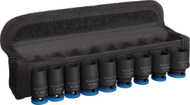 Bosch PRO Impact Socket Set 1/4 inch 9 pcs in case.
