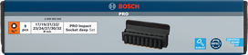 Bosch PRO Impact Socket Set 3/4 inch deep 9 pcs.