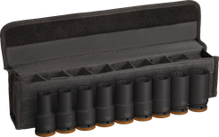Bosch PRO Impact Socket Set 3/4 inch deep 9 pieces in case.