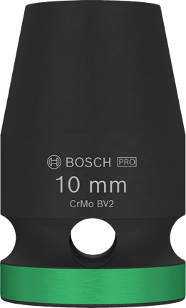 Bosch PRO Impact Socket 1/2 inch 10 mm for wrenches.