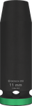 Bosch PRO Impact Socket 1/2 inch 11 mm deep.
