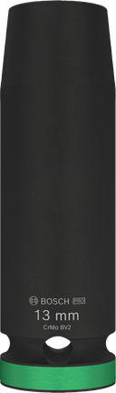 Bosch PRO Impact Socket 1/2 inch 13 mm deep.