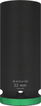 Bosch PRO Impact Socket 1/2 inch 22 mm deep.