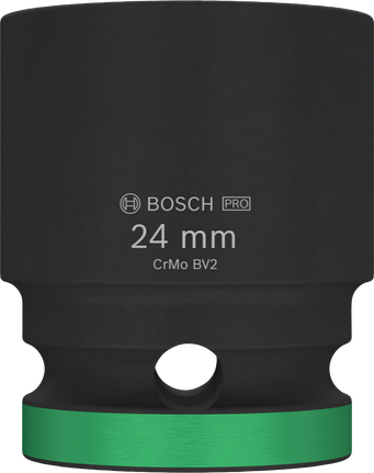 Bosch PRO Impact Socket 24 mm with 1/2 inch drive.
