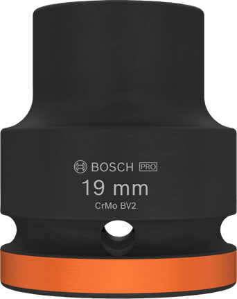 Bosch PRO Impact Socket 19 mm for 3/4 inch wrenches.