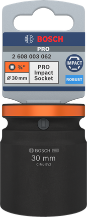 Bosch PRO Impact Socket 3/4 inch 30 mm.