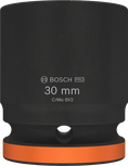 Bosch PRO Impact Socket 3/4 inch 30 mm with orange ring.
