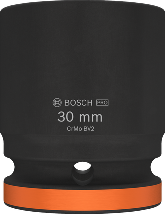 Bosch PRO Impact Socket 3/4 inch 30 mm with orange ring.