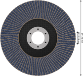 Bosch PRO X571 Flap Disc 125mm G60 for metal grinding.