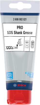 PRO SDS Shank Grease, for Drill and Chisel Bosch PRO SDS Shank Grease for drill and chisel care.