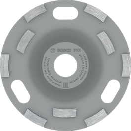 Bosch PRO Concrete Grinding Head 125 mm for angle grinders.