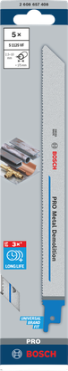PRO Metal Demolition S1125VF Bosch PRO Metal Demolition S1125VF 225mm blades 5pcs