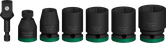 Bosch PRO Impact Socket Set with adapter, 7 pieces.