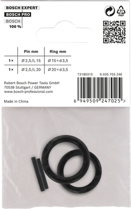 Retaining Ring and Pin Set for PRO Impact Socket