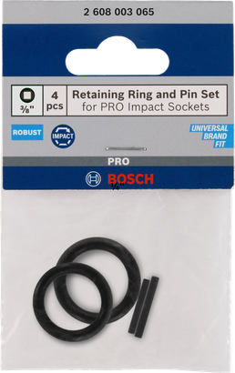 Retaining Ring and Pin Set for PRO Impact Socket