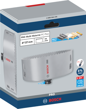 PRO Multi Material PC Plus Hole Saw, 127 mm PRO Multi Material PC Plus Hole Saw, 127 mm
