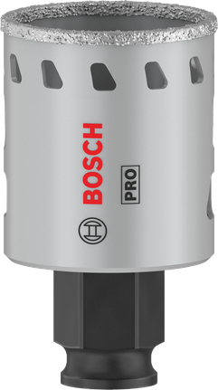 Bosch PRO Tile PC Plus Hole Saw 38 mm for tile cutting.