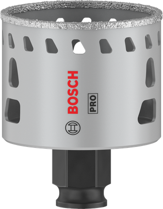 Bosch PRO Tile PC Plus Hole Saw 54 mm for tiles.