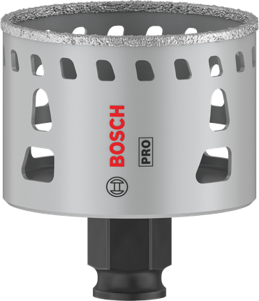 Bosch PRO Tile PC Plus Hole Saw 60 mm for tile cutting.