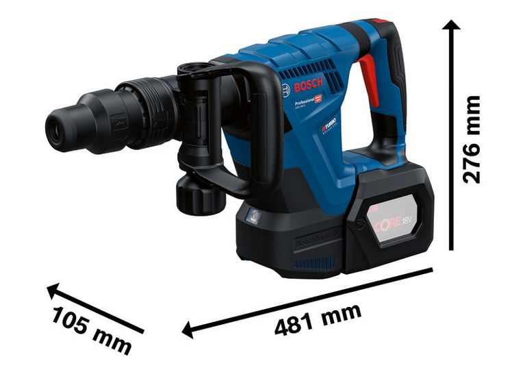 GSH 18V-5 Bosch GSH 18V-5 cordless demolition hammer with SDS max.
