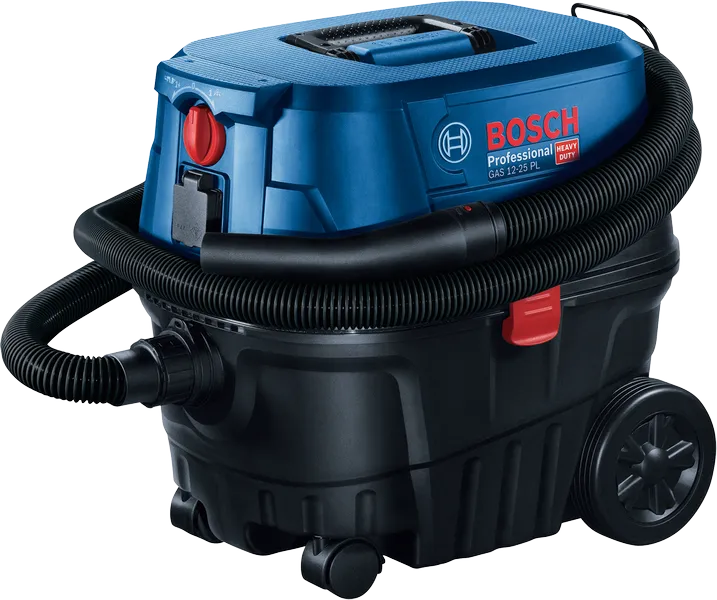 GAS 12-25 PL Bosch GAS12-25 wet dry extractor with hose.