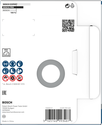 Bosch PRO Concrete Grinding Head, 125 mm for efficient concrete grinding.