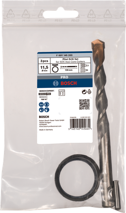 Bosch PRO Pilot Drill Set for SDS max Core Cutter 11.5 mm.