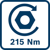 Bosch GDR 18V-215 cordless impact driver for fastening tasks.