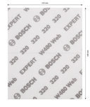 Bosch EXPERT W480 Web 1/4 hand sanding sheet G320.