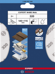 Bosch sanding sheet 320 grit.
