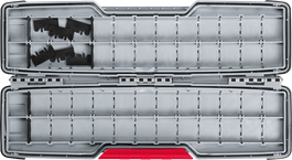 Bosch PRO Tough Box Large accessory case, 355 mm wide.
