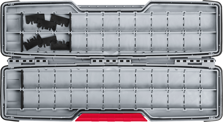 Bosch PRO Tough Box Large accessory case, 355 mm wide.