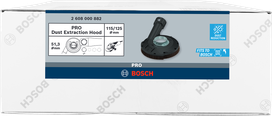 Bosch PRO dust extraction hood 115/125 mm.
