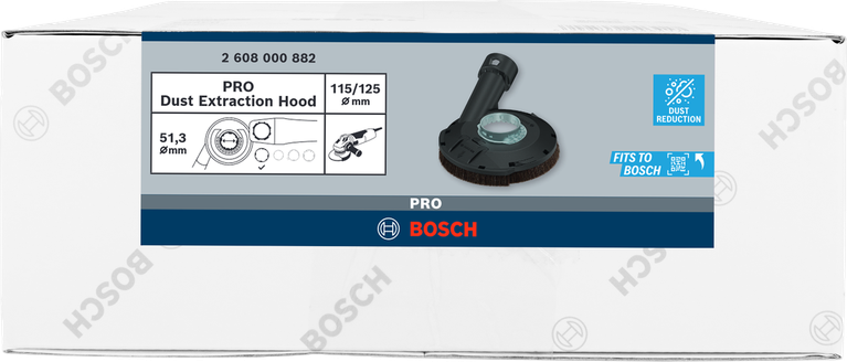 Bosch PRO dust extraction hood 115/125 mm.