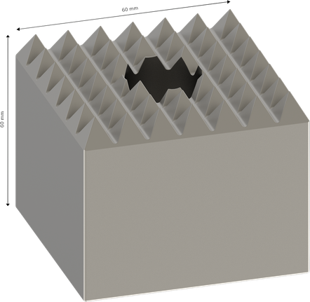 Bosch PRO SDS max-4C Steel Bush Head 60 x 60 mm.