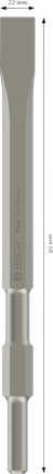 Bosch PRO HEX 17-4C flat chisel 22x280mm hex shank.