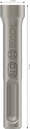 Bosch PRO SDS plus Rod Driver 58 mm for hammer drills.