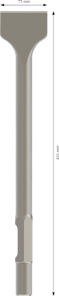 Bosch PRO HEX 30-4C spade chisel 75mm x 450mm.