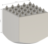 Bosch PRO SDS max-5C carbide bush head with 5x5 teeth.