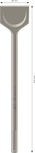 Bosch PRO SDS max-5C Spade Chisel 80x400 mm.