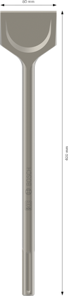 Bosch PRO SDS max-5C Spade Chisel 80x400 mm.