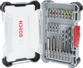 Bosch Extra Hard Screwdriver Bit and Metal HSS Drill Bit Set, 20 pcs.