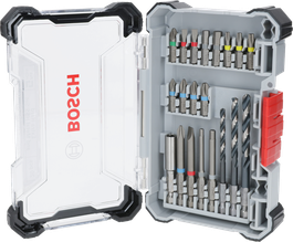 Bosch Extra Hard Screwdriver Bit and Metal HSS Drill Bit Set, 20 pcs.