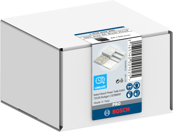 Bosch PRO SDS max-4C Steel Bush Head 60 x 60 mm box.