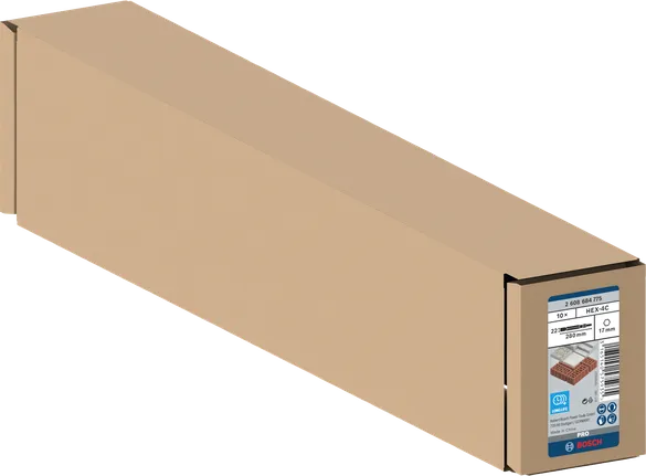 Bosch HEX-4C 280mm masonry drill bit pack.